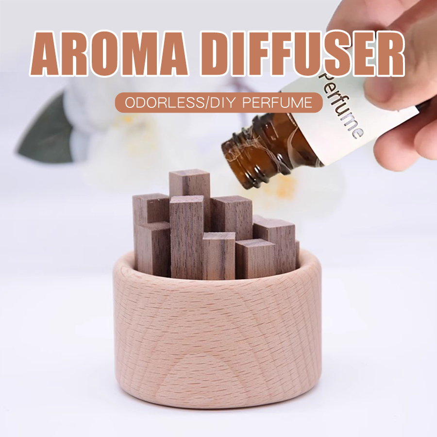 Home Fragrance Co - Difusor de aroma de madera sin
