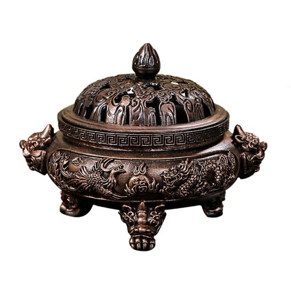 Home Fragrance No 3 - Quemador de incienso Retro de dragon-phoenix,