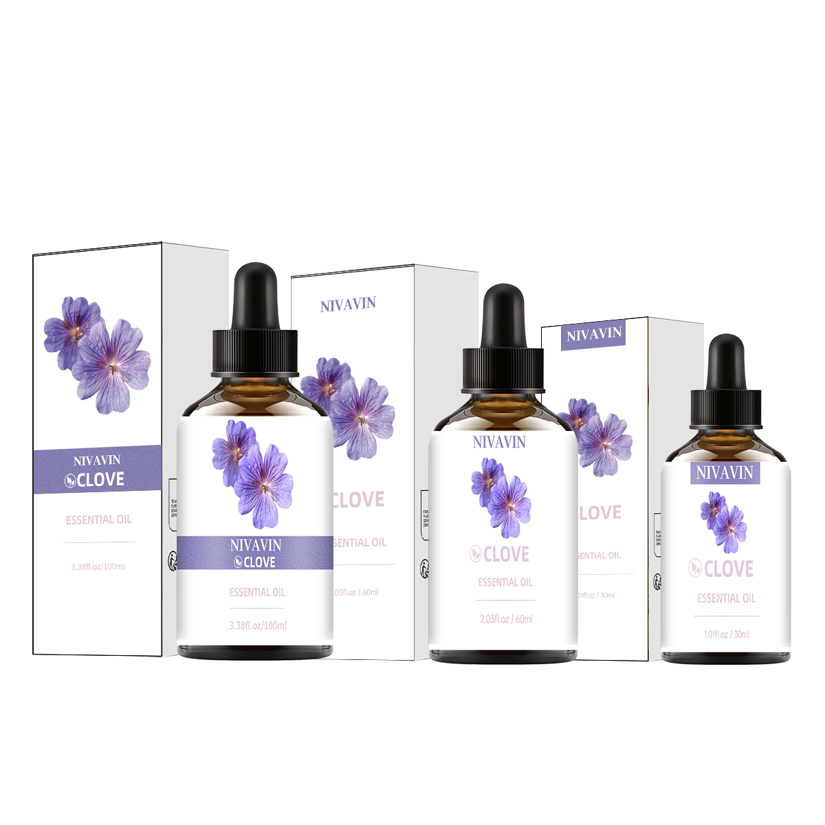 Home Fragrance Co - NIVAVIN 30ml/60ml/00ml Aceite esencial de clavo,