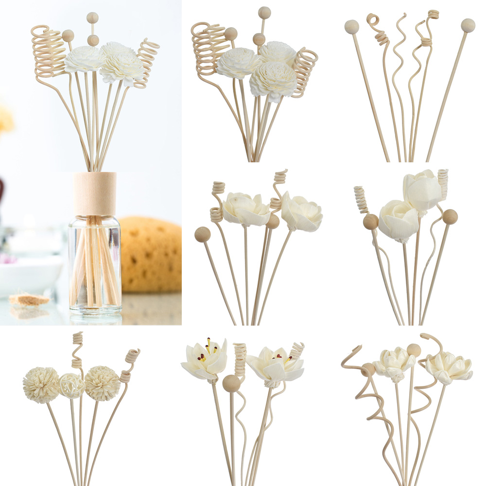 Reed Diffuser Set - 6 uds/8 uds/9 Uds flor Artificial