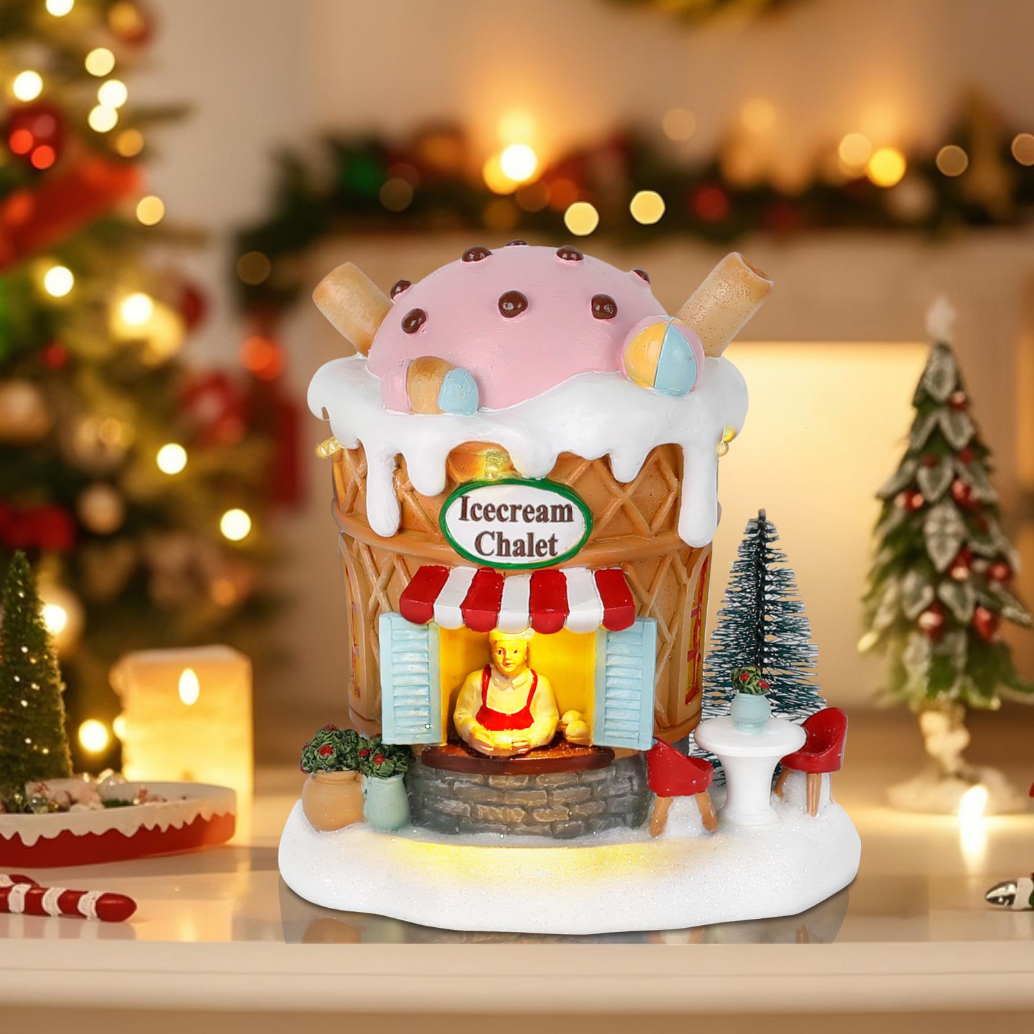 Home Fragrance Gingerbread - Casa de pueblo de pan de