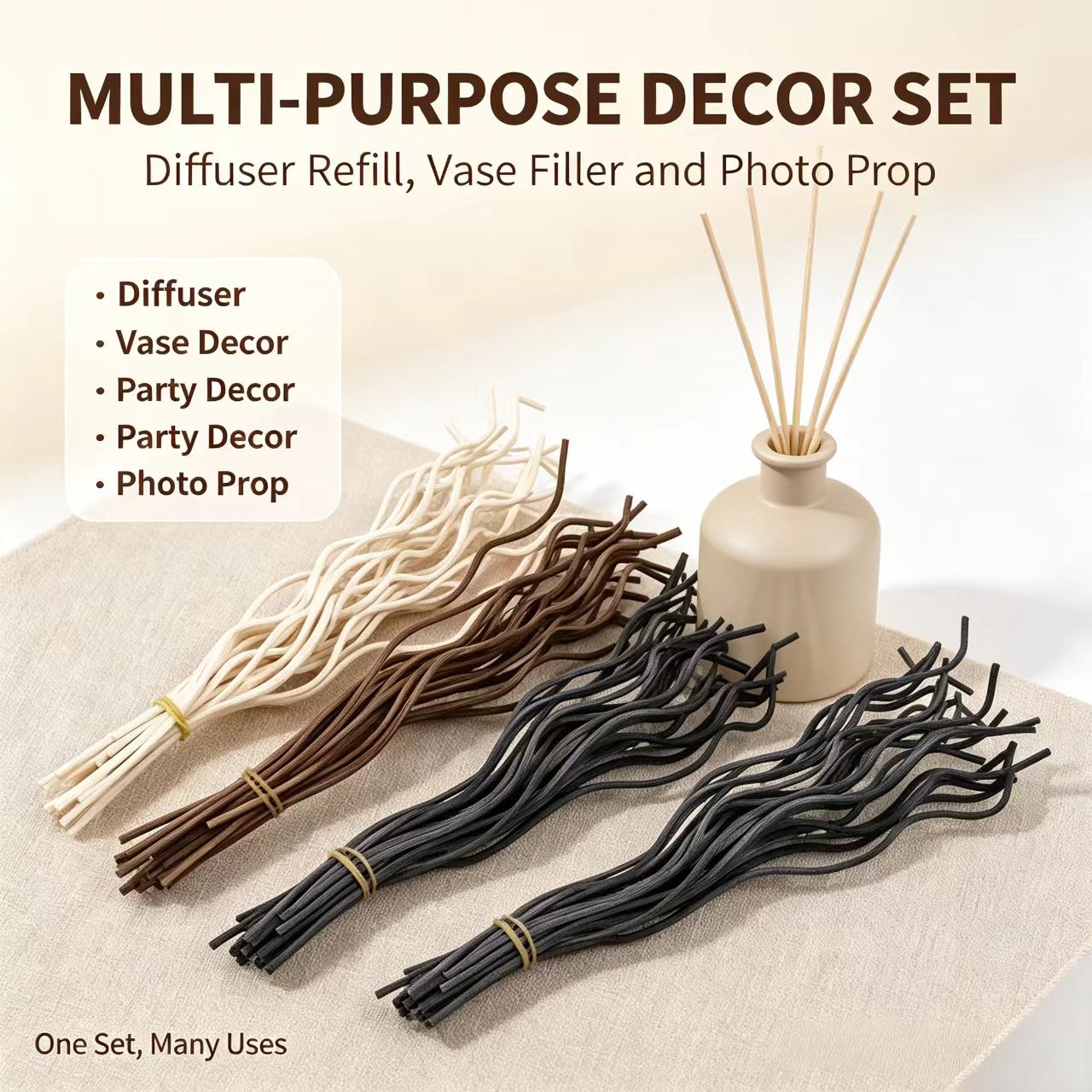 20 Varillas Difusoras de Ratán - Reed Diffuser Set reseña y precio