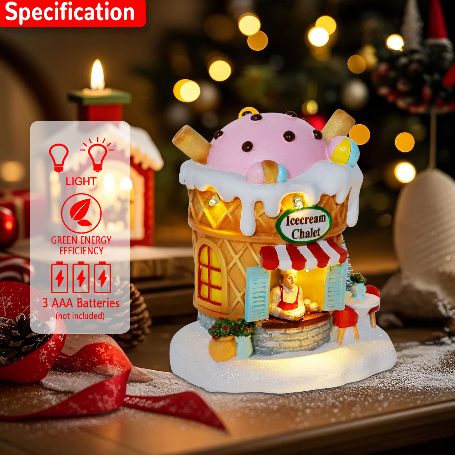 Casa de pueblo de pan de jengi - Home Fragrance Gingerbread reseña y precio