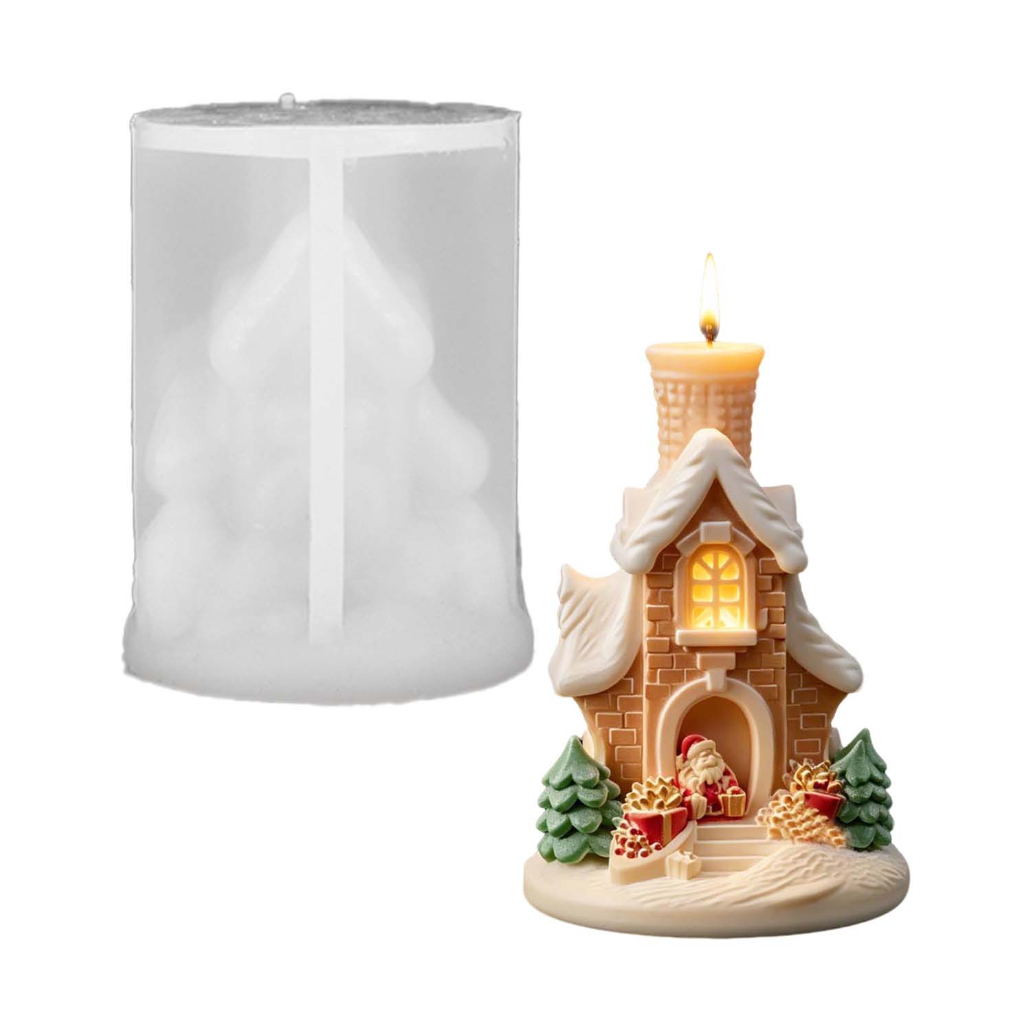 Molde de Silicona 3D para Vela - Home Fragrance Gingerbread reseña y precio